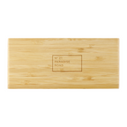 Bamboo Wireless Charging Desk Clock