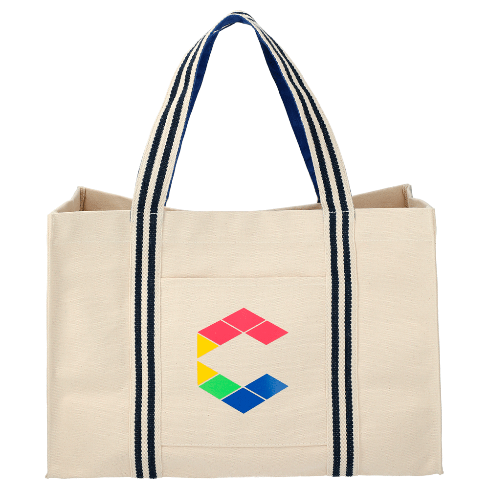 Belair 20oz Cotton Canvas Snap Tote