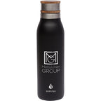 Manna™ Ascend 18 oz. Stainless Steel Water Bottle w/ Acacia Lid