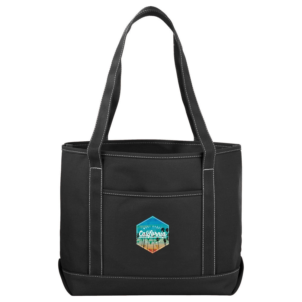18 oz. Color Cotton Canvas Boat Tote