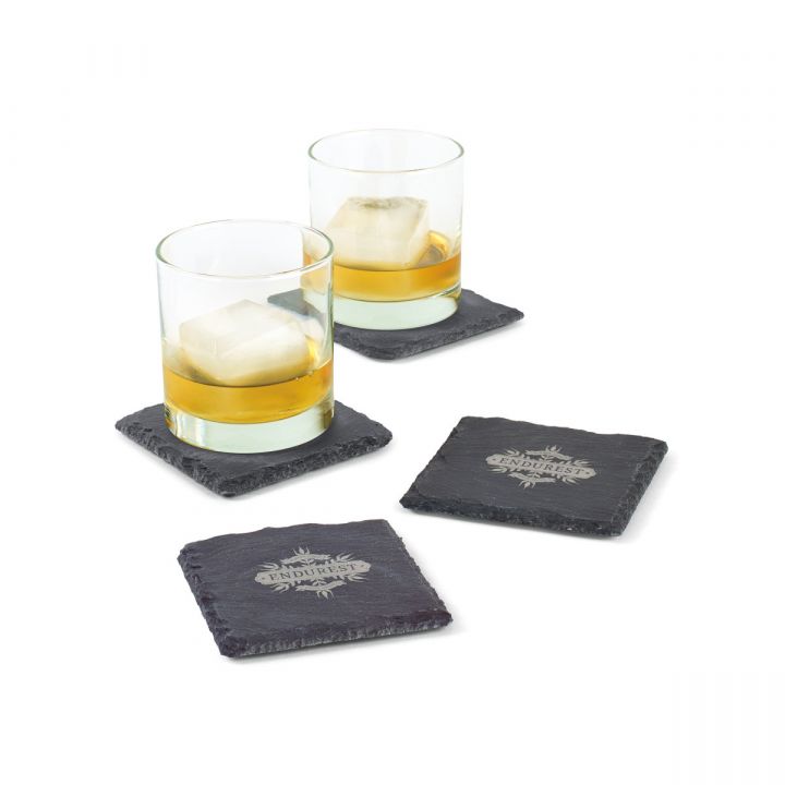 Valencia Slate Coaster Set