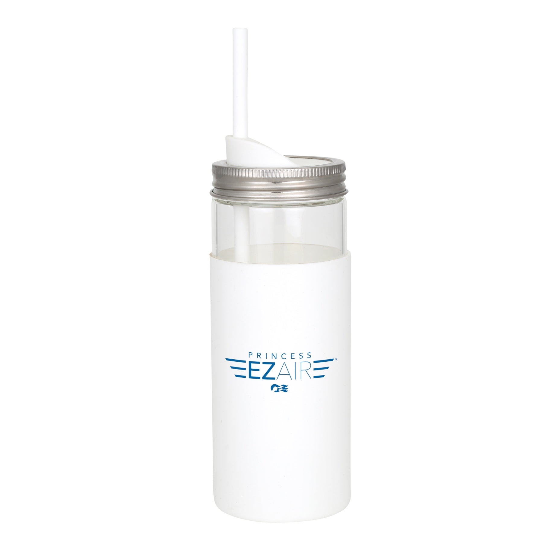 Galapagos – Borosilicate Glass Mason Jar with Silicone Lid and Straw