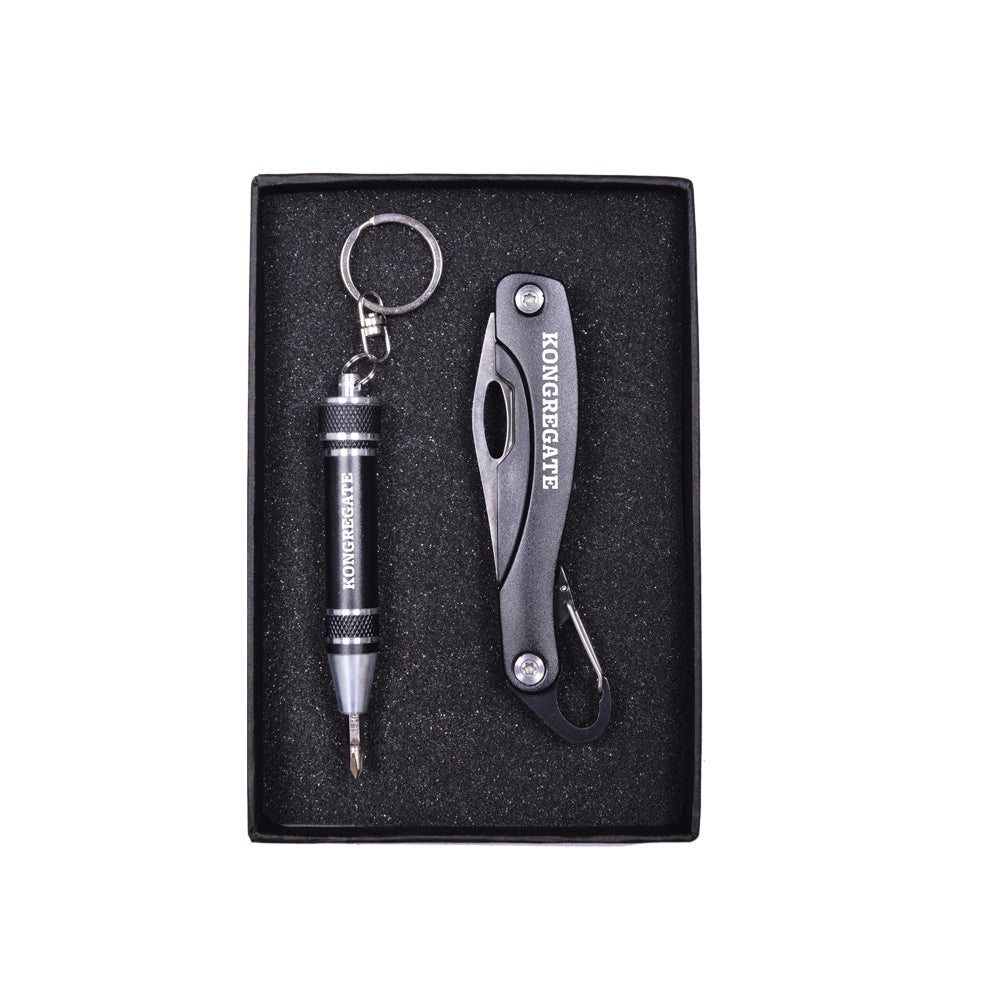 LED Pen & Screwdriver Keychain