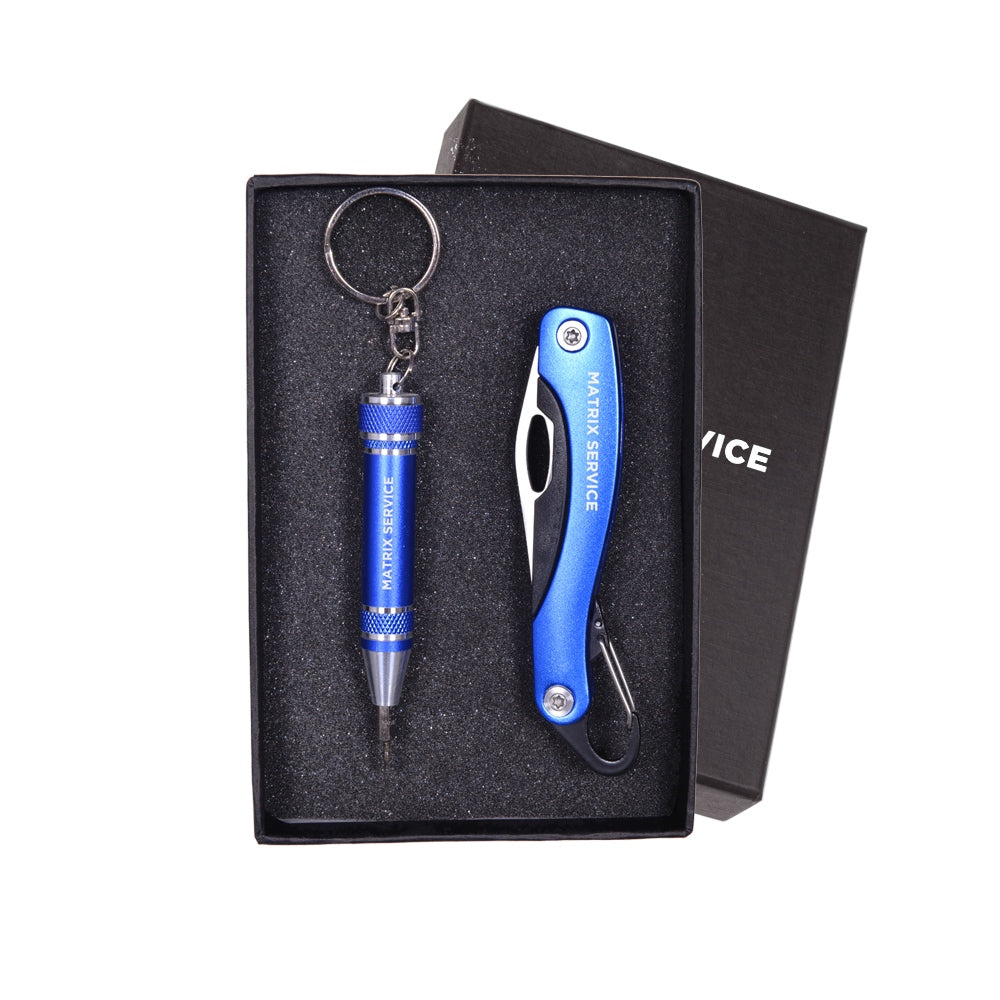 LED Pen & Screwdriver Keychain
