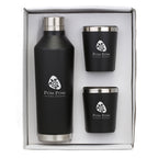 Stainless Steel Bottle & Tumblers Gift Set