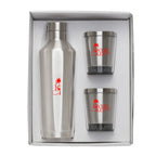 Stainless Steel Bottle & Tumblers Gift Set