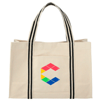 Belair 20oz Cotton Canvas Snap Tote