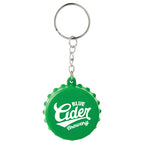 Beer Cap Keychain with Bottle Opener