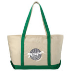 Baltic 18oz Cotton Canvas Zippered Boat Tote