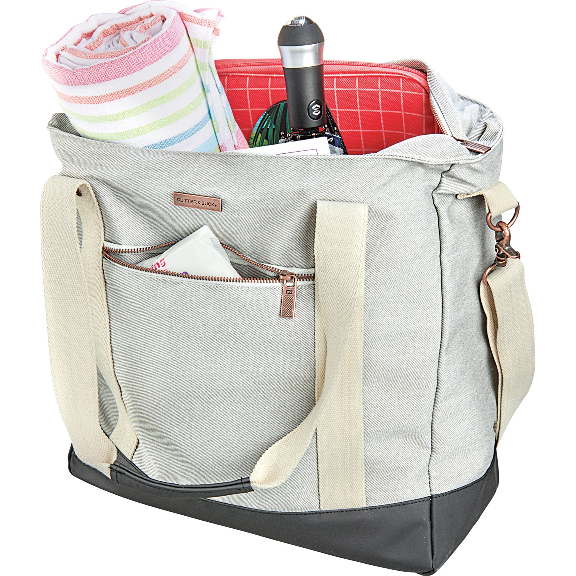 Cutter & Buck® Cotton Computer Tote