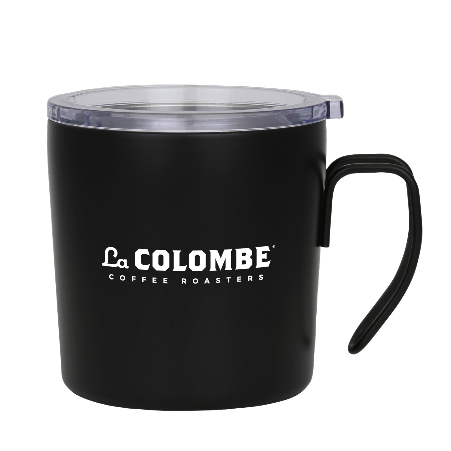 Prospector – Stainless Steel Mug w/ Clear Lid