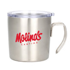 Prospector – Stainless Steel Mug w/ Clear Lid