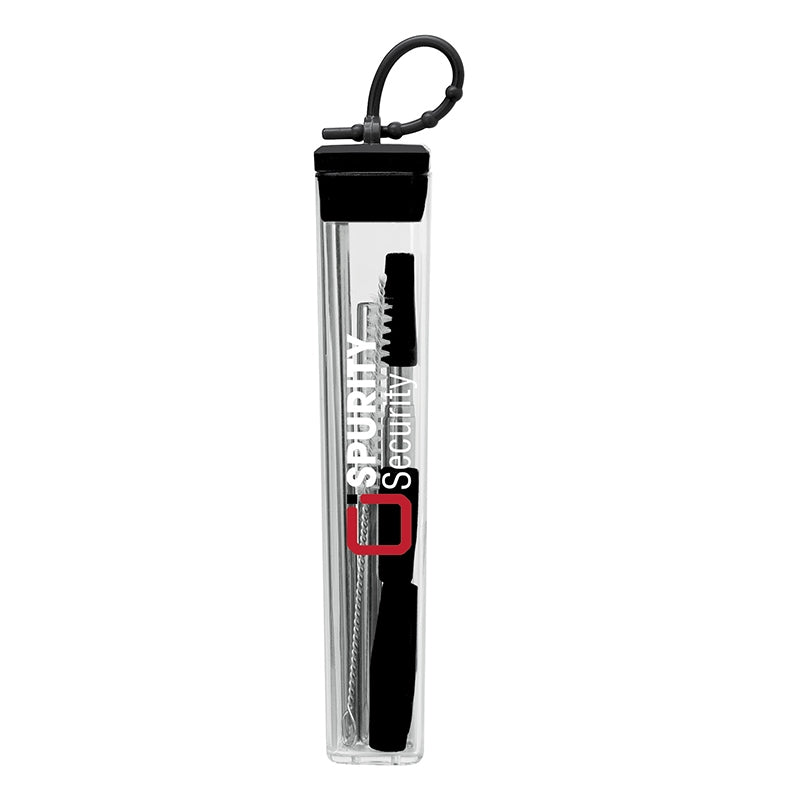 Cosmopolitan 7-Piece, 2-Straw Stainless Steel Set