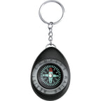 Oval Compass Key Ring