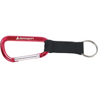 8mm Carabiner with Black Strap