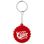 Beer Cap Keychain with Bottle Opener