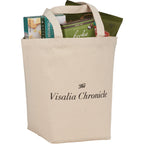 Herringbone 7oz Cotton Canvas Grocery Tote