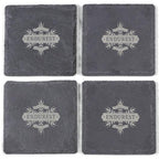 Valencia Slate Coaster Set
