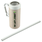 Reusable Straw in Bottle Opener Case