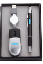 LED Stylus Pen & USB Optical Travel Mouse