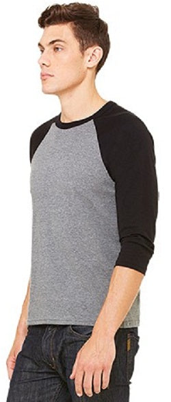 Bella+Canvas® Unisex 3/4 Sleeve Baseball Tee