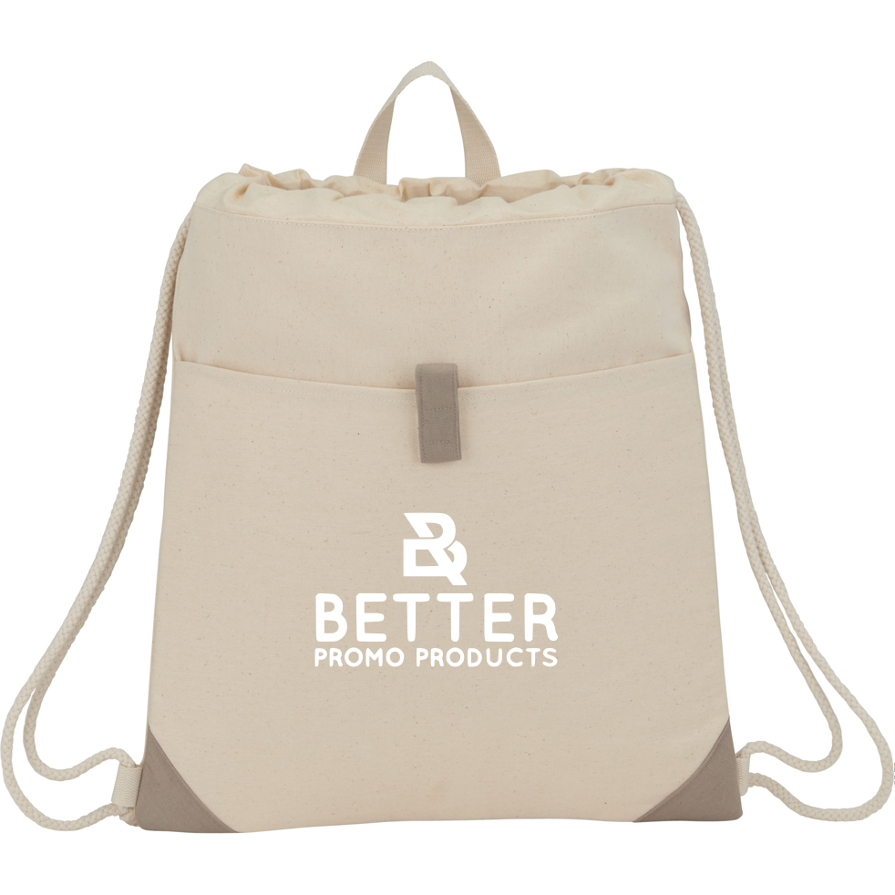 Au Naturel Recycled Cotton Drawstring Bag