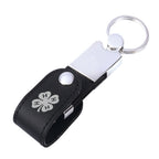 Leatherette USB Drive Keychain