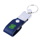 Leatherette USB Drive Keychain