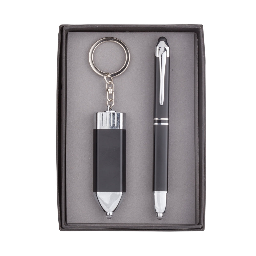 LED Stylus Ballpoint & Stylus Key Chain