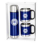9oz Stainless Steel Mugs & 16.5oz Thermos Giftset