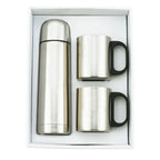 9oz Stainless Steel Mugs & 16.5oz Thermos Giftset
