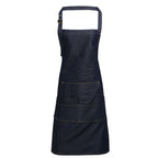 Artisan Collection by Reprime Unisex Jeans Stitch Denim Bib Apron