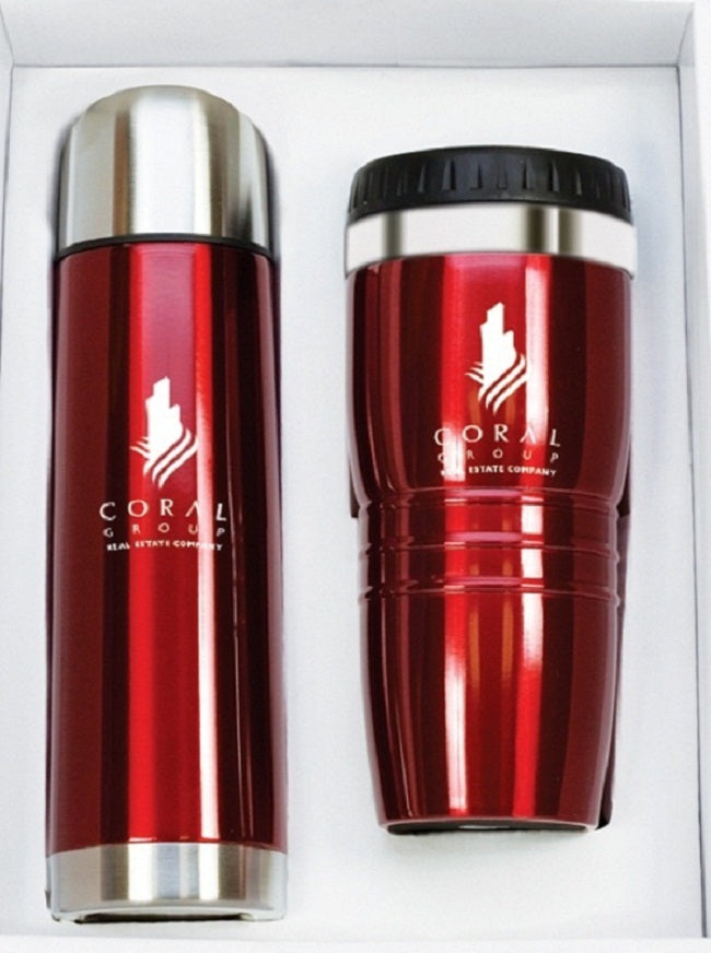 Stainless Steel Tumbler & Thermos Set
