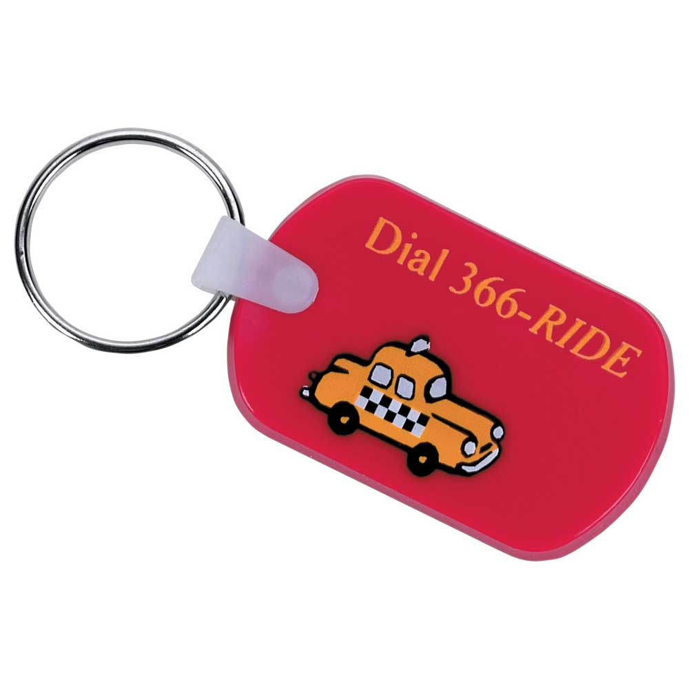 Rectangular Soft Key Tag